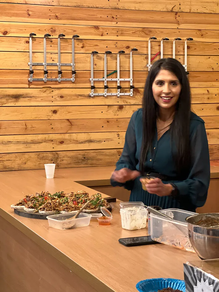 Women connecting over tea
